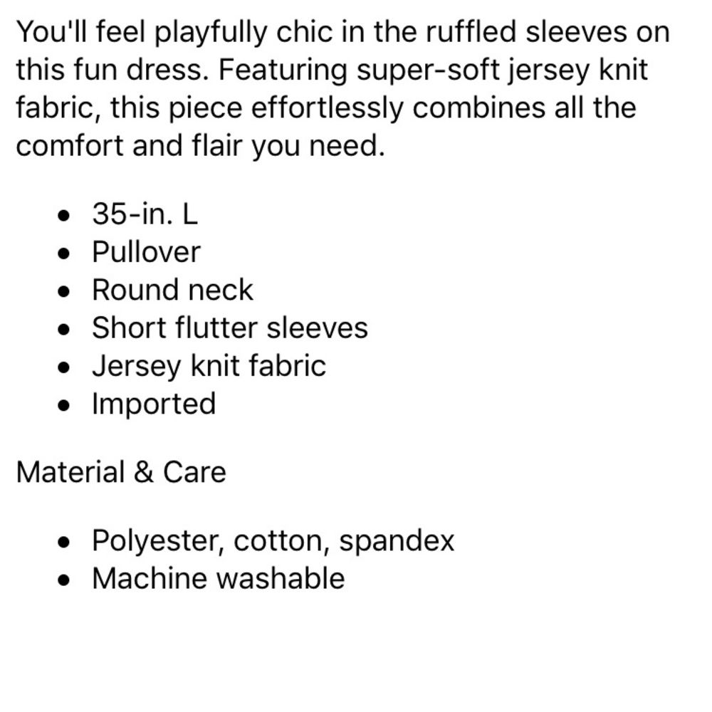 Pink Rose Mauve Ruffle 3/4 Sleeve Knit Dress sz XS - Picture 7 of 7